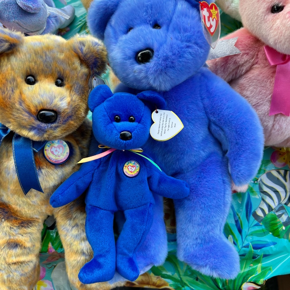 Over 110 BEANIE BABIES JULY 31st, 7 PM E S T please come and bid - Picture 4 of 13
